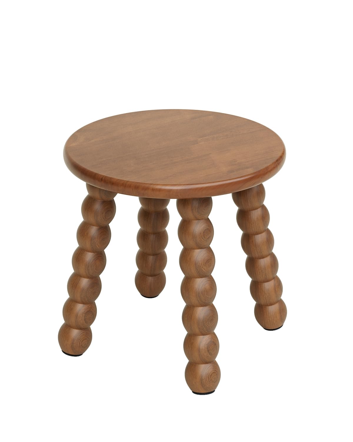 Masupu solid wooden step stool, 11-inch height, supports adults and kids safely.