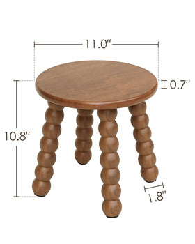 Masupu walnut brown finish enhances decor while staying durable and sturdy.