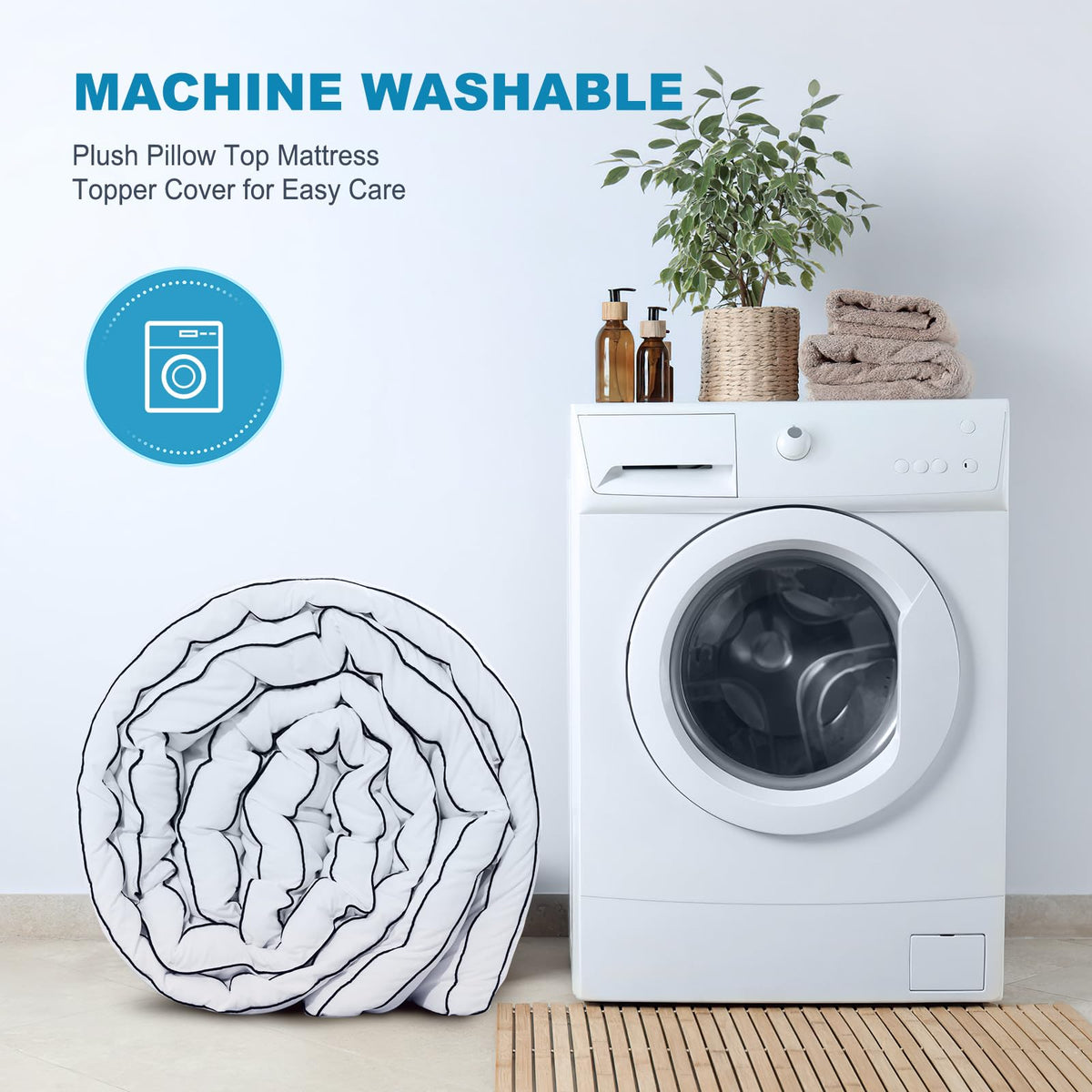 MASVIS machine-washable cover drying for easy maintenance and freshness.