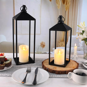 MATAHUM lanterns create a cozy outdoor night ambiance on the patio