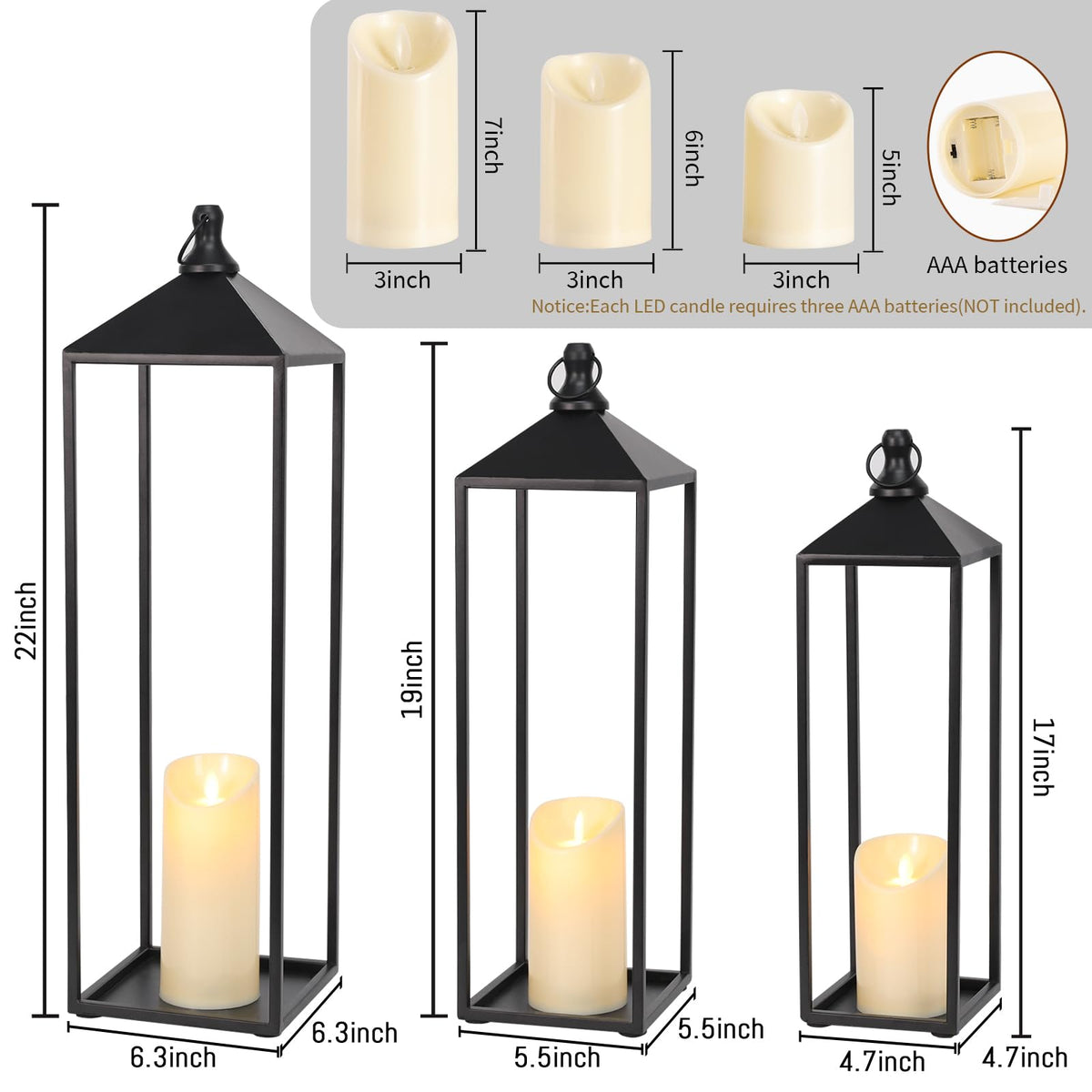 MATAHUM 19-inch lantern emphasizes layered lighting for any room