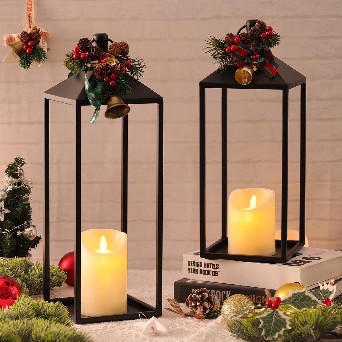 MATAHUM lantern top-handle design enables easy placement and hanging
