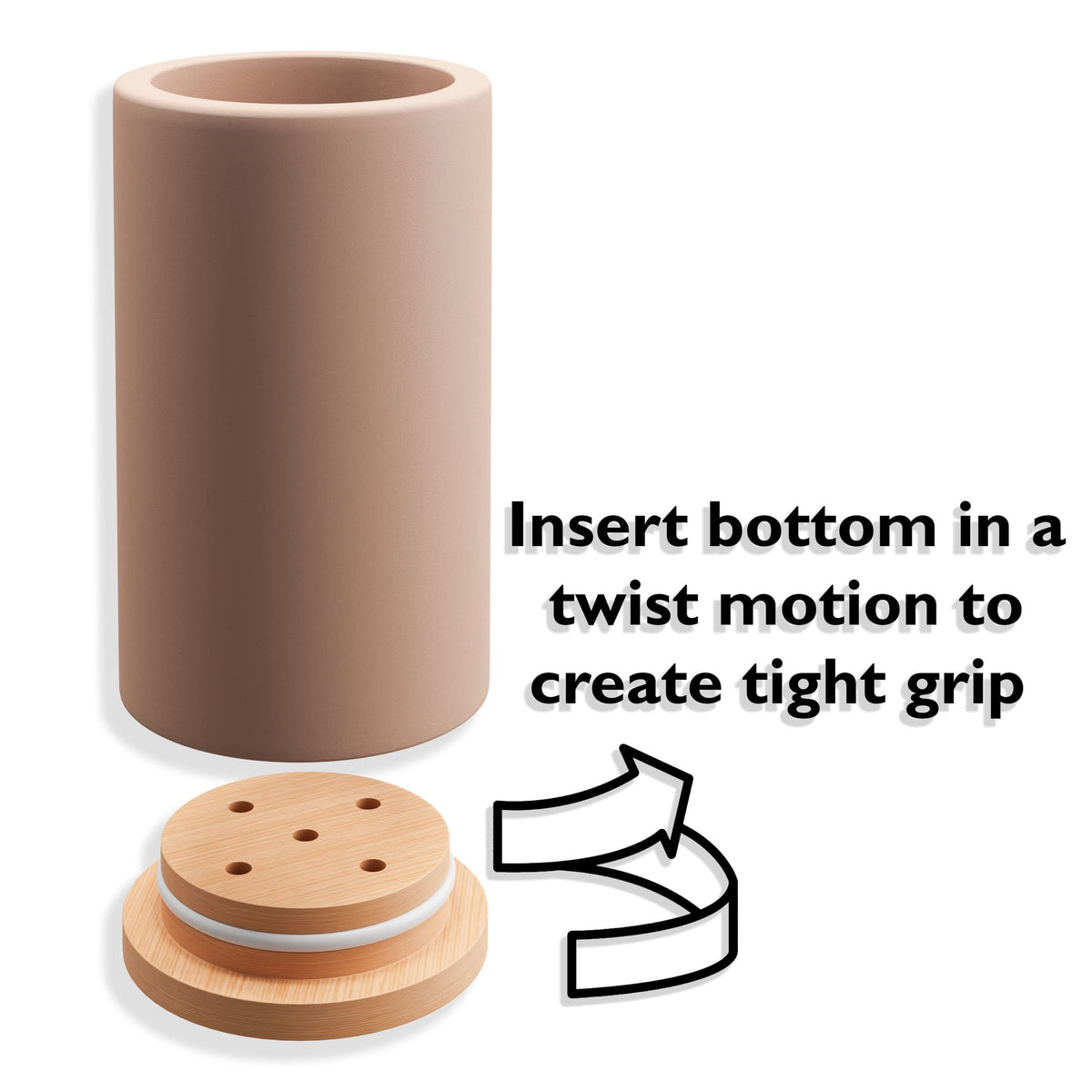 Matani countertop organization stand keeps the bathroom tidy and efficient.