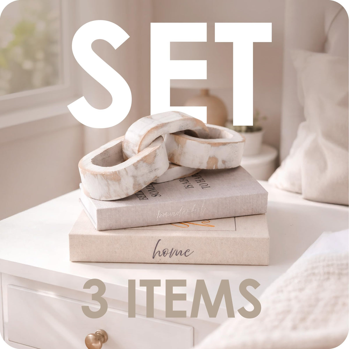 MATATURE gift-ready decorative books set for housewarmings or birthdays