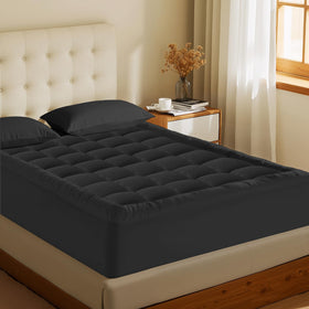 MATBEBY 60x80 queen-size pad fits standard mattresses securely