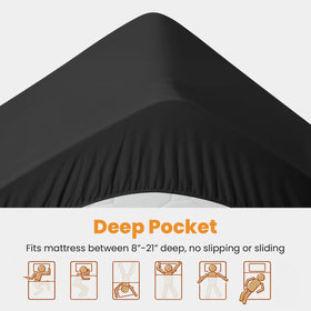 MATBEBY all-around elastic edging prevents slipping and bunching