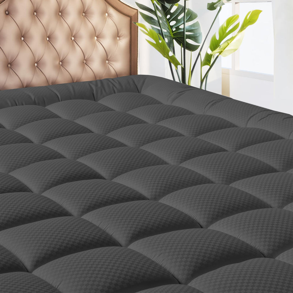 MATBEBY cooling mattress topper shows breathable surface for cool sleep