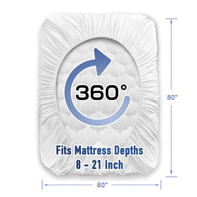 Machine washable MATBEBY cover offers easy care and quick drying.