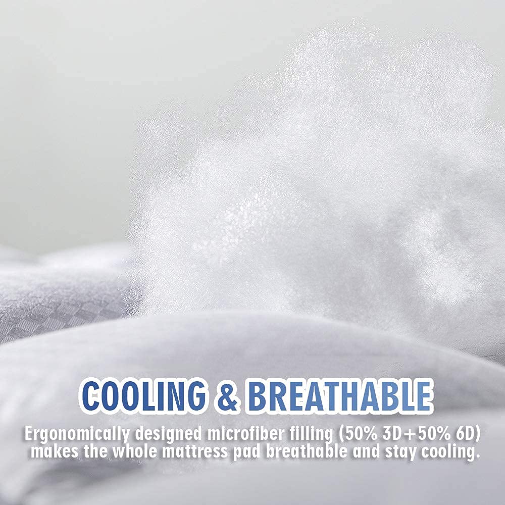 Quilted MATBEBY protector adds soft, pillow-top comfort.