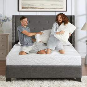 MATERESSES twin gel memory foam mattress for cooling comfort and support.