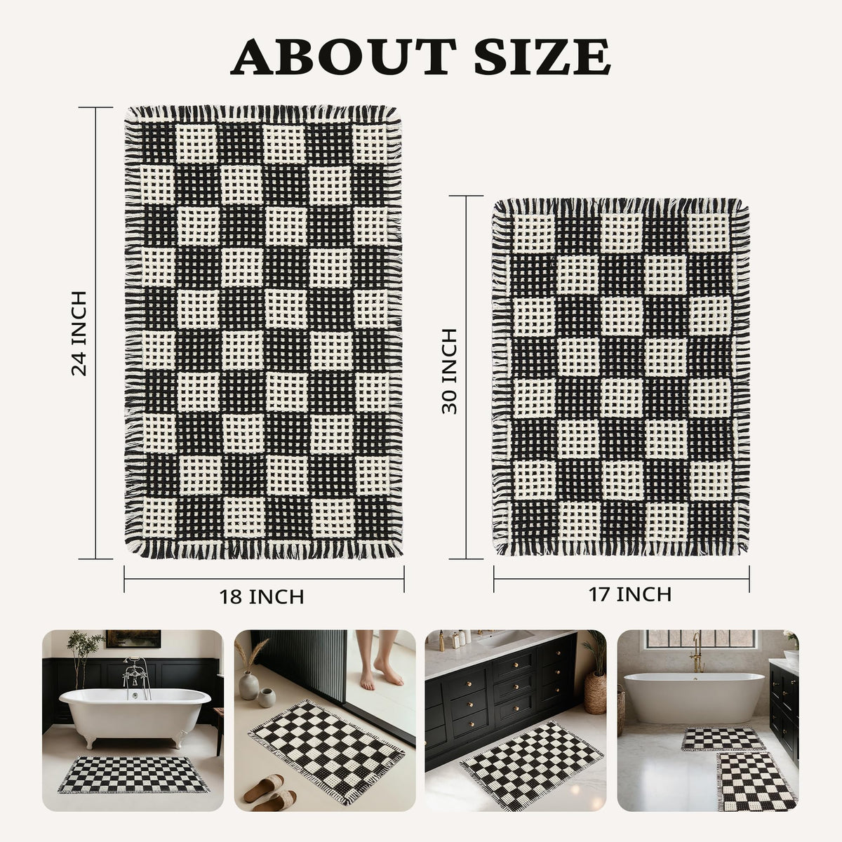 MatEssenz black white design adds contemporary style to bath