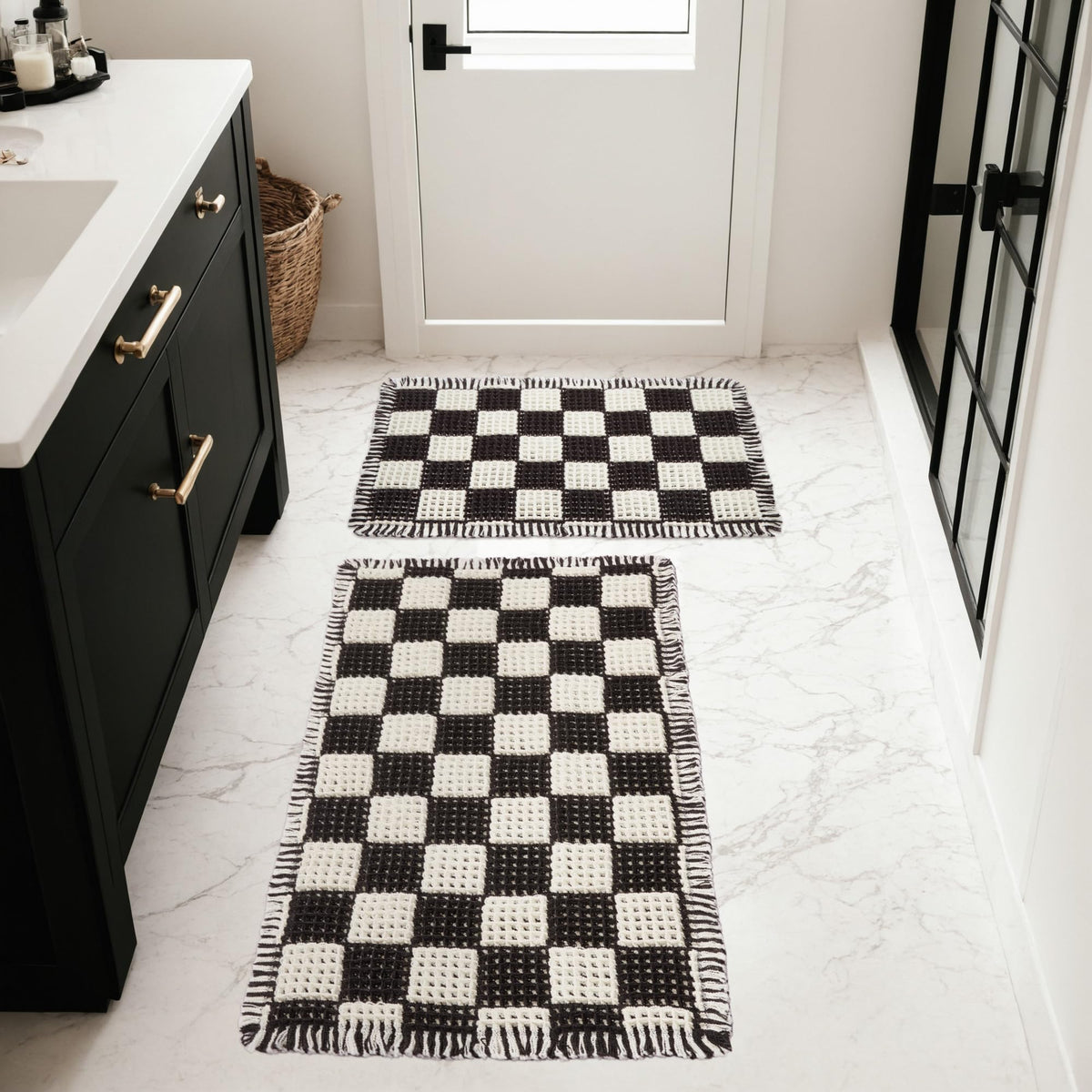 MatEssenz waffle texture detail highlighting plush underfoot feel