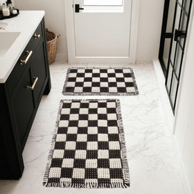 MatEssenz waffle texture detail highlighting plush underfoot feel