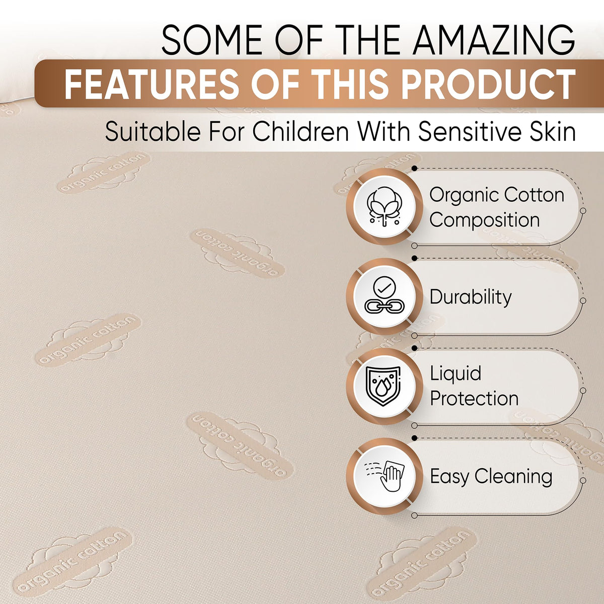 MATTSHIELD ORIGINAL lab-tested durability withstands repeated washing.