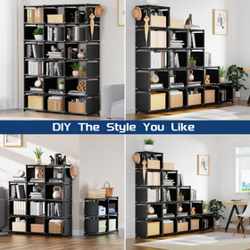 Mavivegue bookcase modular design enables flexible layout options.