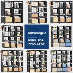 Mavivegue bookcase side hook storage for hats and umbrellas.