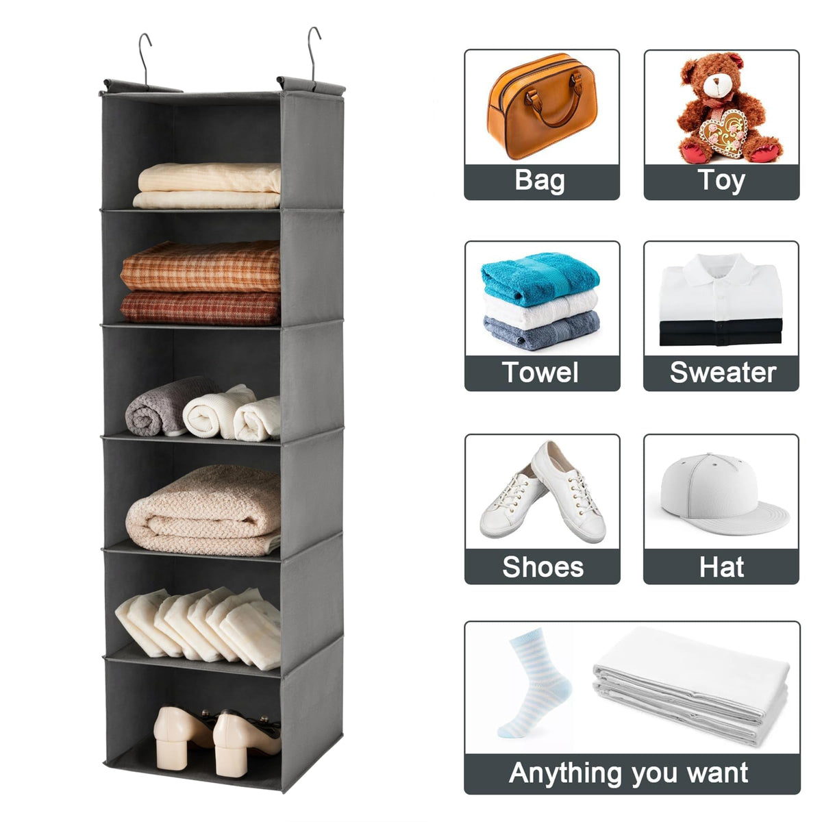 MAX Houser easy to hang in any closet setup