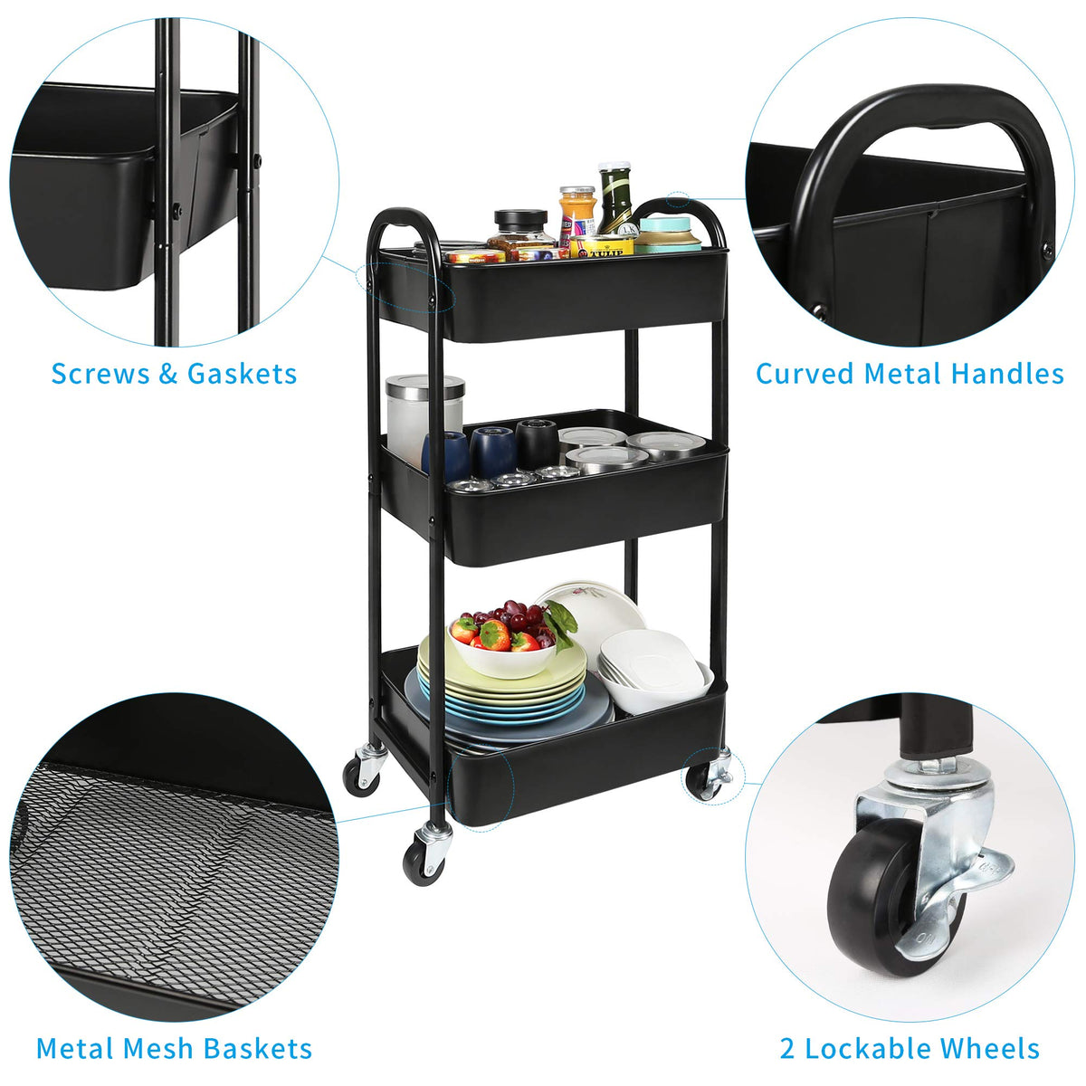 MAX Houser cart handle design for comfortable maneuverability