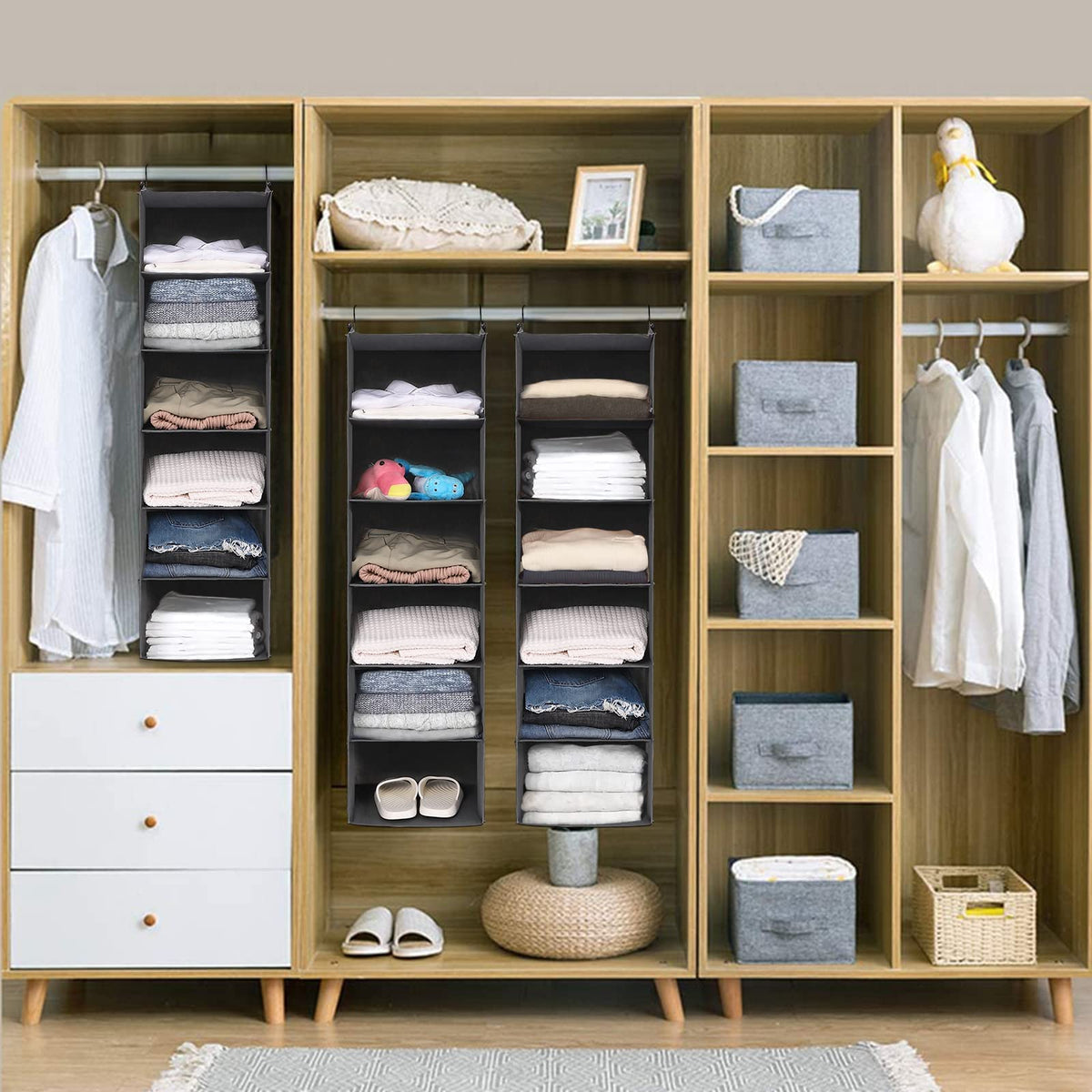 MAX Houser two-pack provides extra shelving for small items