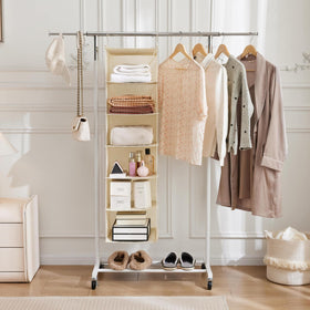 MAX Houser closet organizer suits apartments, dorms, and campers.