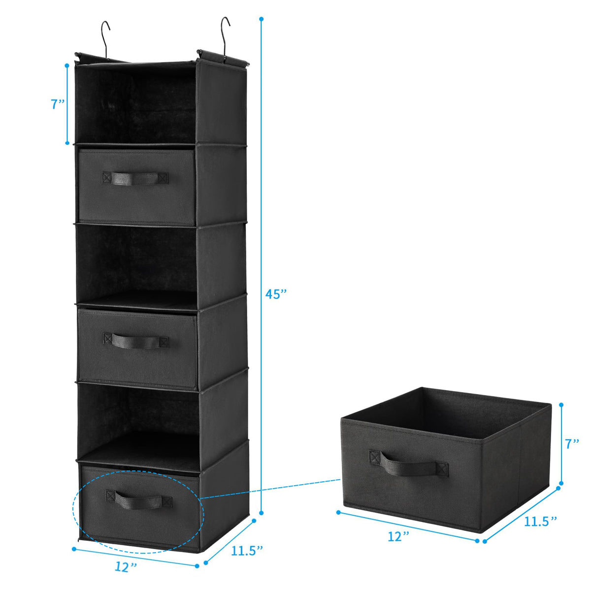Open shelving design from MAX Houser provides quick access to clothes.