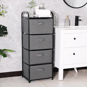 MAX Houser removable fabric drawers keep storage clean and organized.