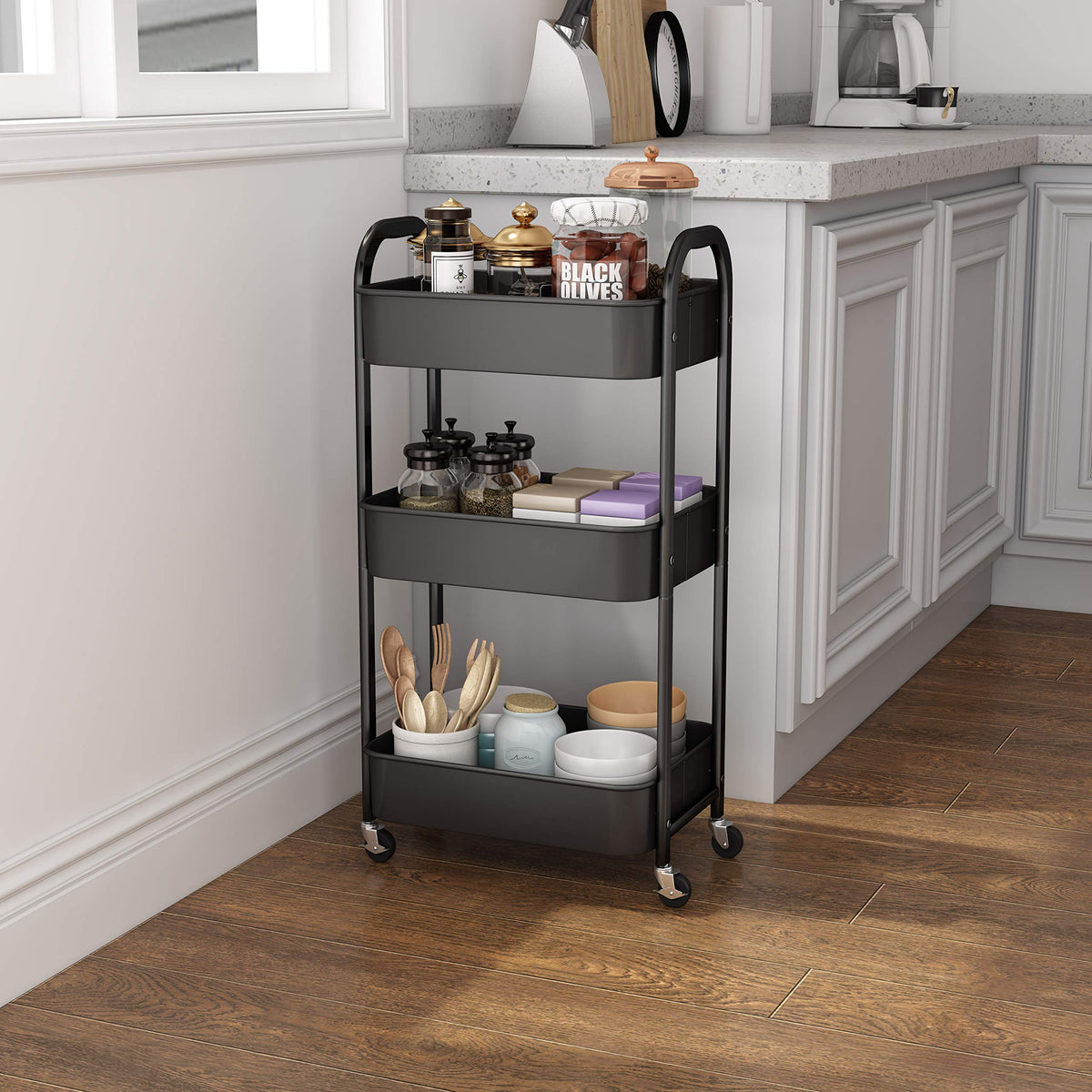MAX Houser rolling cart with easy assembly tools for quick setup
