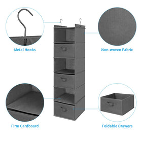 MAX Houser travel-friendly closet organizer folds for easy transport.