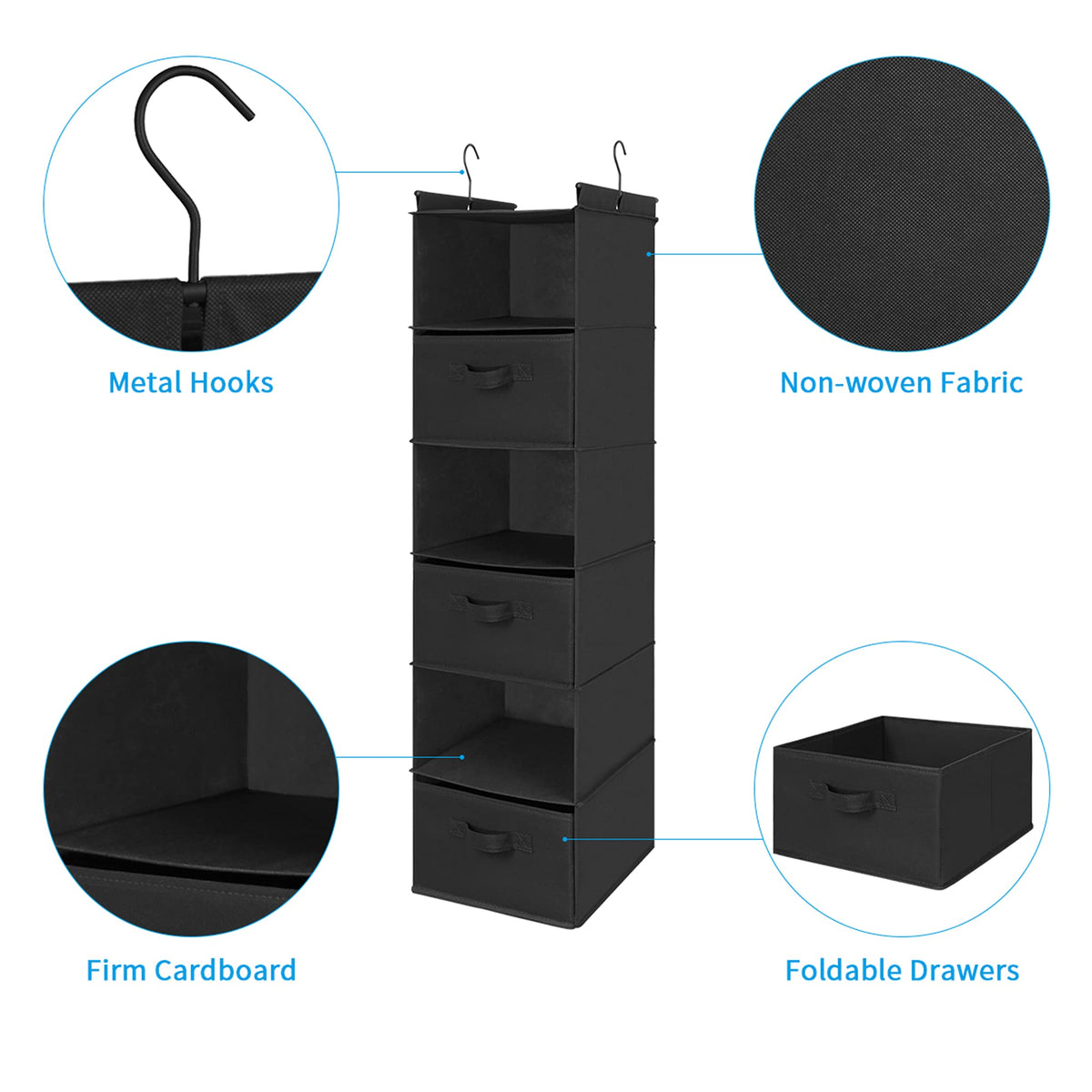 Compact, travel-friendly MAX Houser organizer fits small bedrooms.
