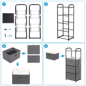 MAX Houser vertical dresser dimensions help plan room layout.