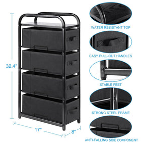 MAX Houser vertical storage tower side view for compact room organization.