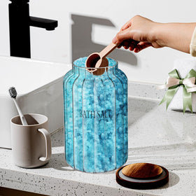 Maxdot multipurpose jar suitable for bath salts, cookies, or spices.