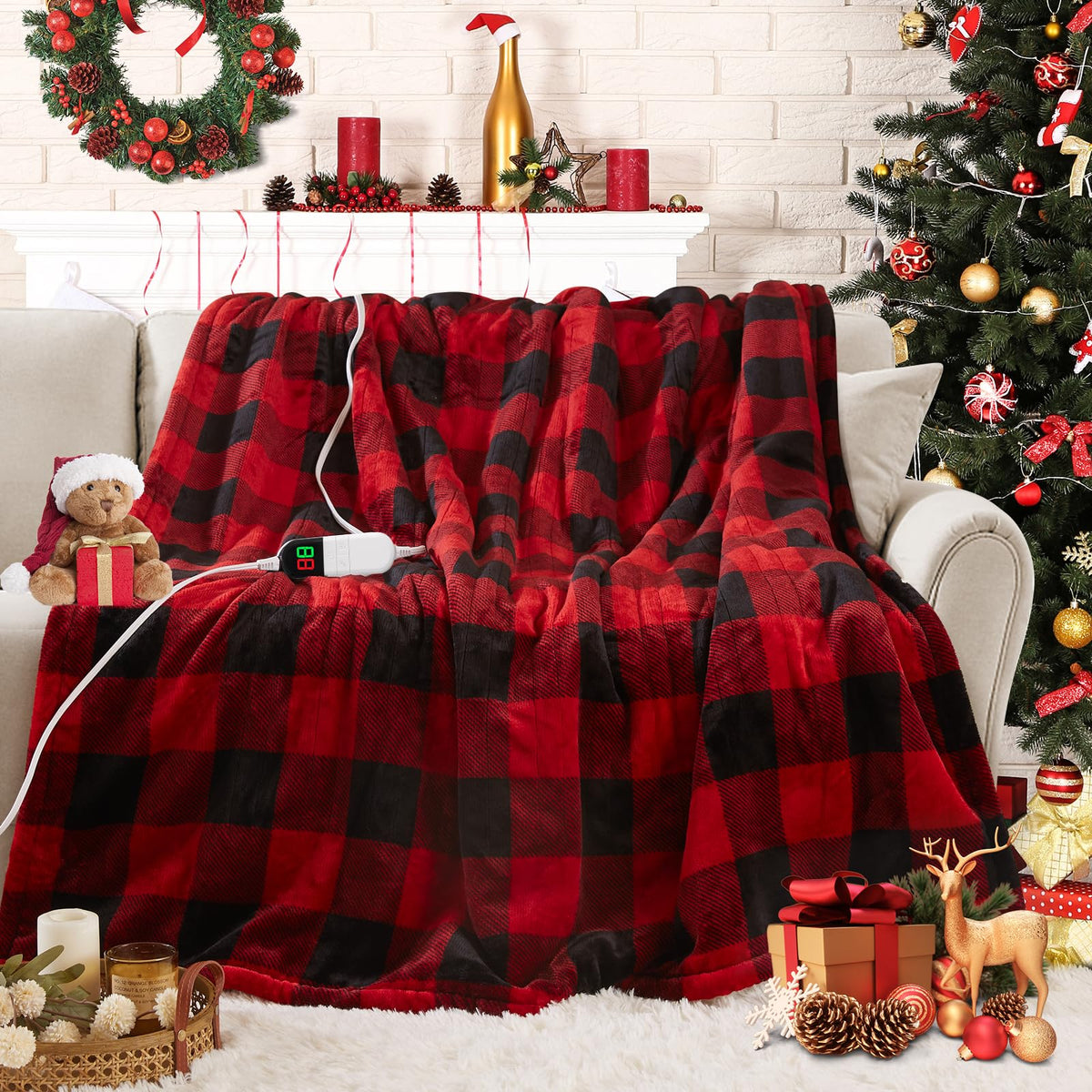 MAXEVE blanket safety features highlight ETL certification and auto-off mechanism