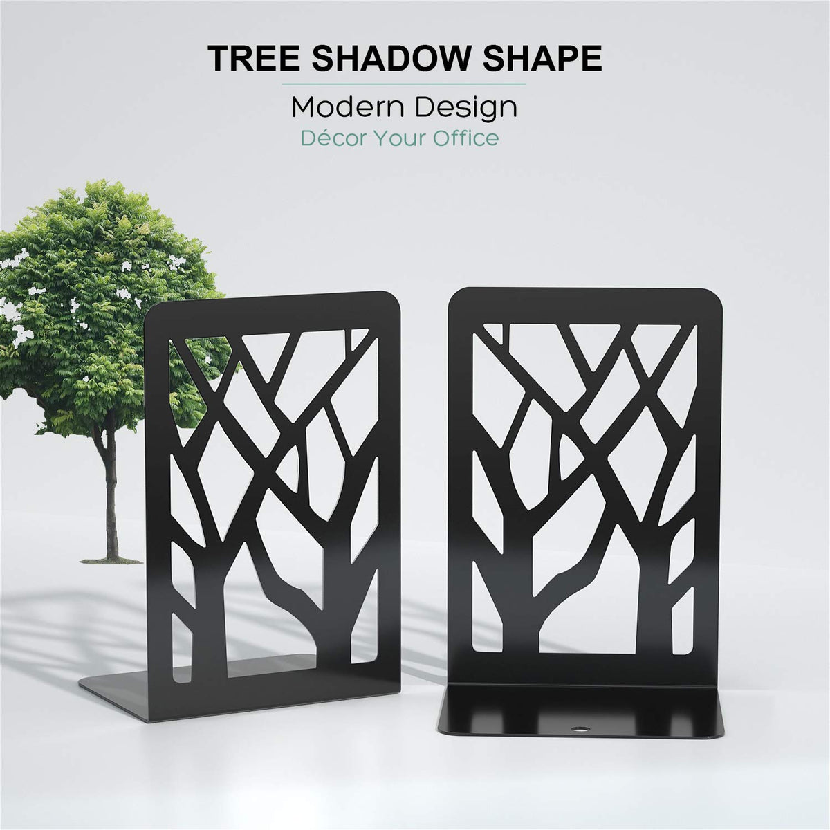 MaxGear anti-slip pads keep ends in place without desk scratches.