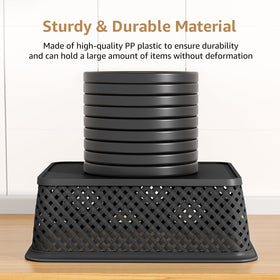 MaxGear baskets help organize home office supplies and documents.