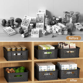 MaxGear multipurpose storage keeps snacks, books, and toiletries tidy.