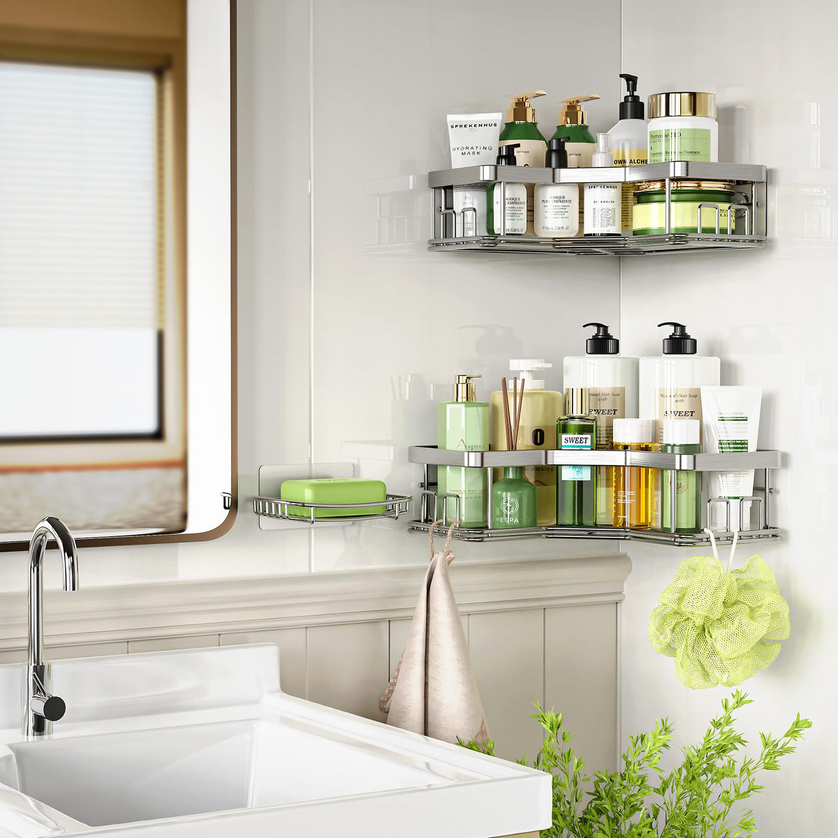 MAXIFFE hollow design prevents water buildup for easy cleaning.