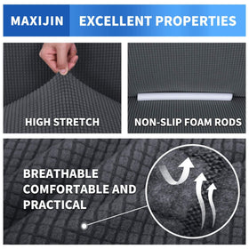 MAXIJIN anti-slip foam sticks hold the cover in place for a tidy look