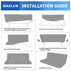 MAXIJIN Jacquard cover machine washable for quick family cleanup