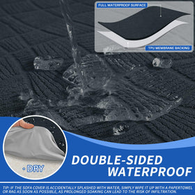MAXIJIN secure straps keep the cover firmly anchored for a tidy look.