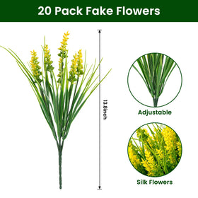 Maxkes fake plants UV-resistant for outdoor decor with low maintenance.