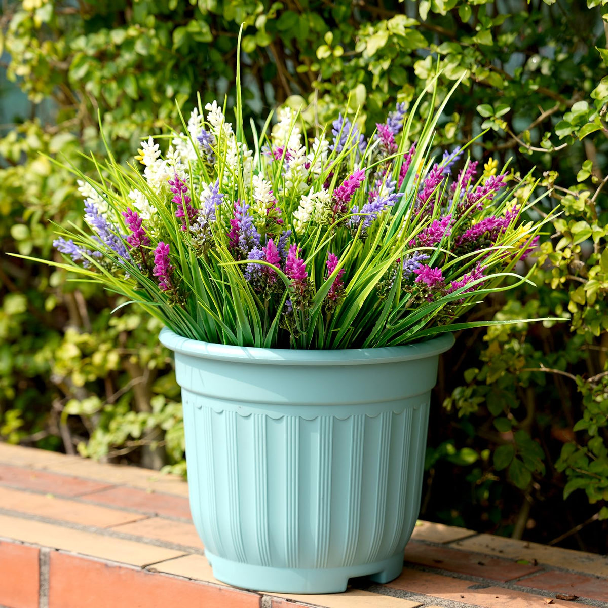 Maxkes lavender bundle porch decor setup for seasonal charm.