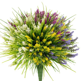 Maxkes lavender bundle sunlit outdoor display for lasting porch color.