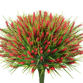 Maxkes lavender bundles for outdoor decor, UV-stable and maintenance-free.