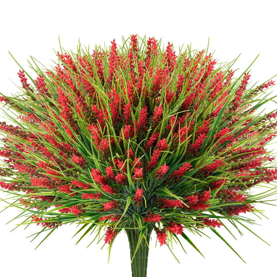 Maxkes lavender bundles for outdoor decor, UV-stable and maintenance-free.