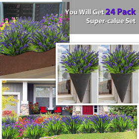 Maxkes lavender outdoor flowers add porch and garden accents.