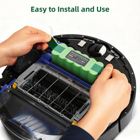 Easy installation and secure Roomba battery replacement fit