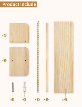 Maxpeuvon easy-install hardware included for quick DIY setup