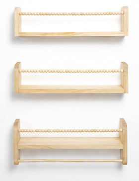 Maxpeuvon kitchen and kid room shelves organize spices and small items