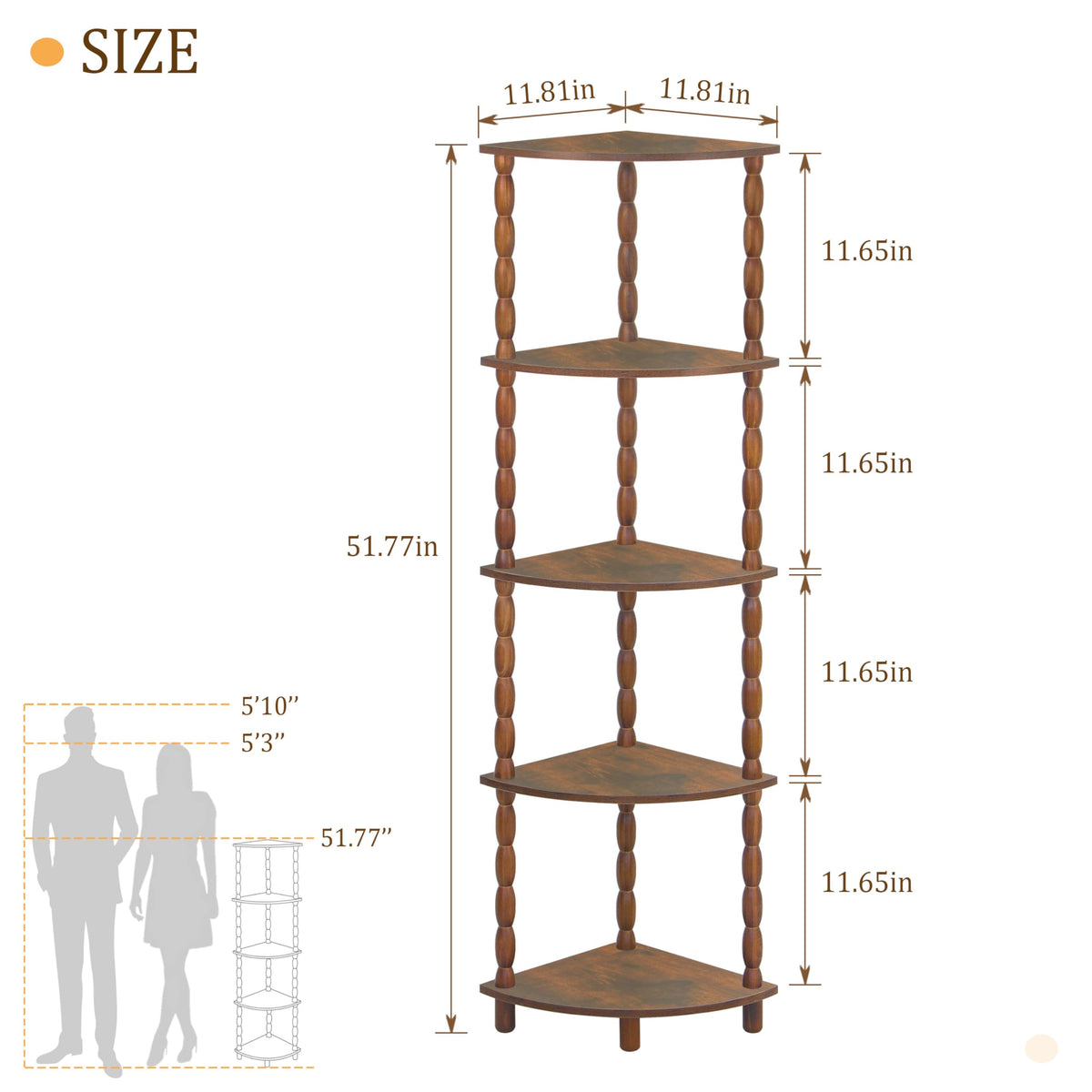 MaxSmeo corner shelf living room display shows stylish storage and decor.